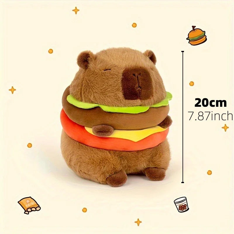 23cm Capybara Plush Toy Simulation Capibara Anime Fluffy Toy Cute Doll Stuffed Animals Soft Plush Doll Christmas Thanksgiving Gift