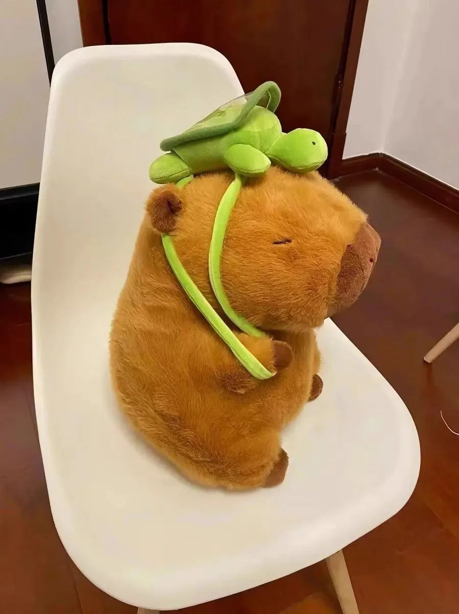 Capybara Plush Toy Simulation Capibara Anime Fluffy Toy Kawaii Plush Doll Cute Stuffed Animals Doll Soft Plush Gift Kid Toys