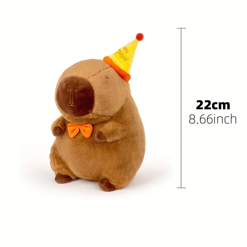 23cm Capybara Plush Toy Simulation Capibara Anime Fluffy Toy Cute Doll Stuffed Animals Soft Plush Doll Christmas Thanksgiving Gift