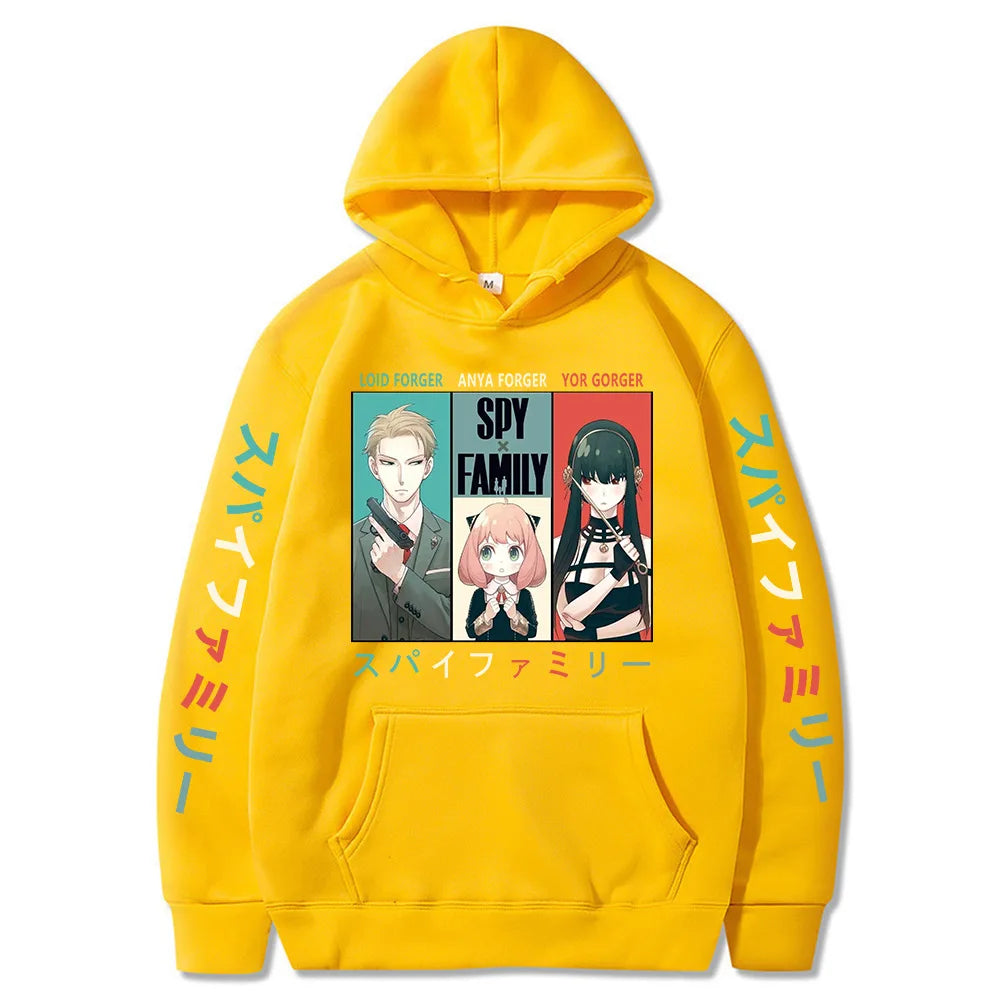 Anime Spy X Family sweat à capuche Anya et Bond sweat à capuche hauts pulls à capuche polaire sweat à capuche décontracté pour les filles
