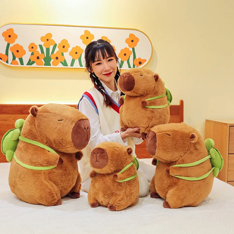 Capybara Plush Toy Simulation Capibara Anime Fluffy Toy Kawaii Plush Doll Cute Stuffed Animals Doll Soft Plush Gift Kid Toys