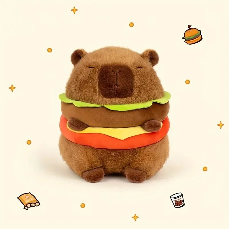 23cm Capybara Plush Toy Simulation Capibara Anime Fluffy Toy Cute Doll Stuffed Animals Soft Plush Doll Christmas Thanksgiving Gift