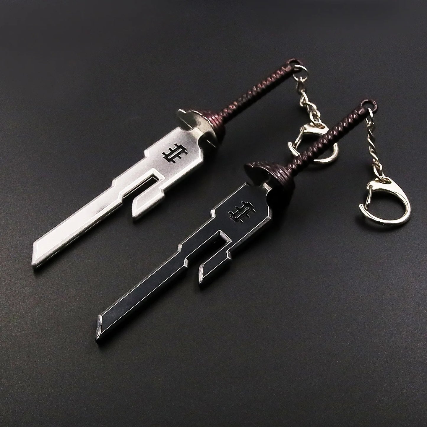 Anime Jujutsu Kaisen Keychain Nanami Kento Fushiguro Toji Weapon Model Pendant Men's Jewelry