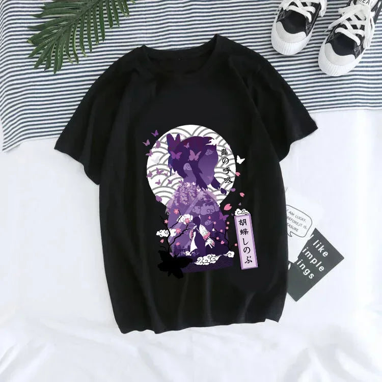 T-shirt Demon Slayer Femme - Nezuko & Tanjirô -Tendance Manga