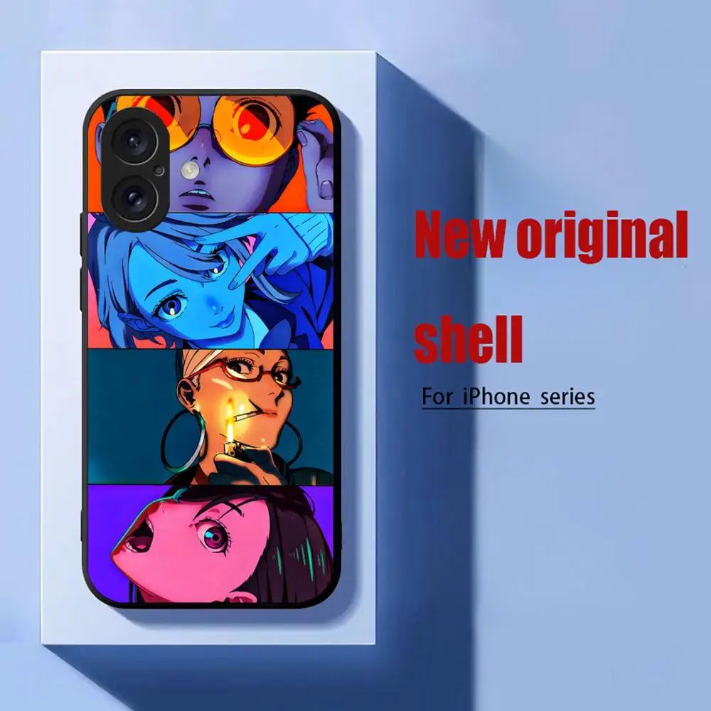 Coque de téléphone Cool DAN-DA DAN, étui souple noir antichoc pour iPhone 16 15 14 13 12 11 X XR XS 8 Plus Mini Pro Max