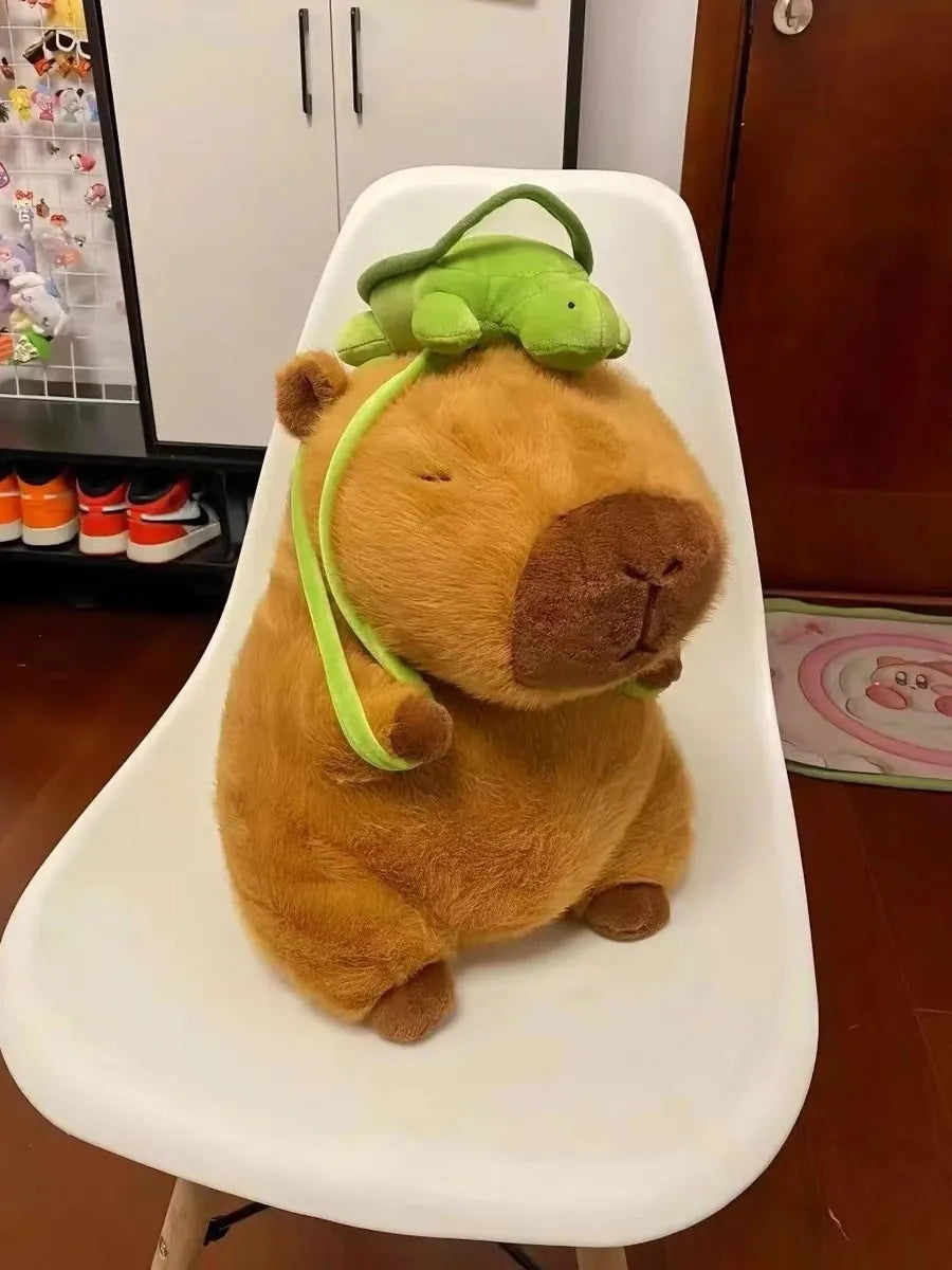Capybara Plush Toy Simulation Capibara Anime Fluffy Toy Kawaii Plush Doll Cute Stuffed Animals Doll Soft Plush Gift Kid Toys