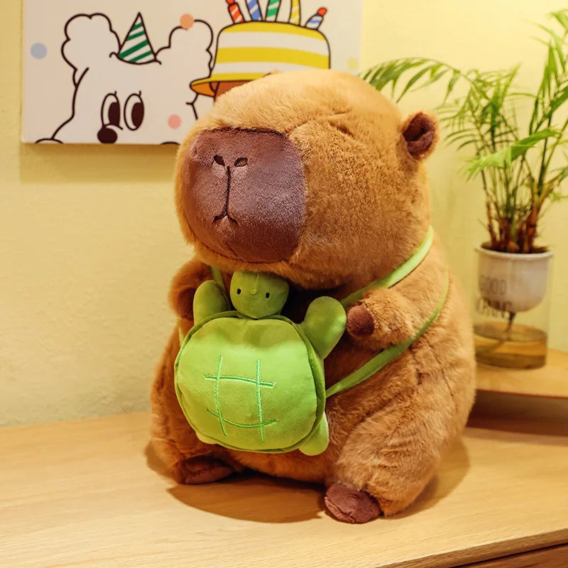 Capybara Plush Toy Simulation Capibara Anime Fluffy Toy Kawaii Plush Doll Cute Stuffed Animals Doll Soft Plush Gift Kid Toys