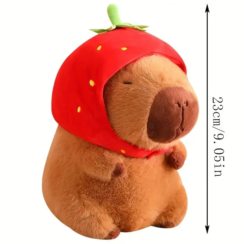 23cm Capybara Plush Toy Simulation Capibara Anime Fluffy Toy Cute Doll Stuffed Animals Soft Plush Doll Christmas Thanksgiving Gift