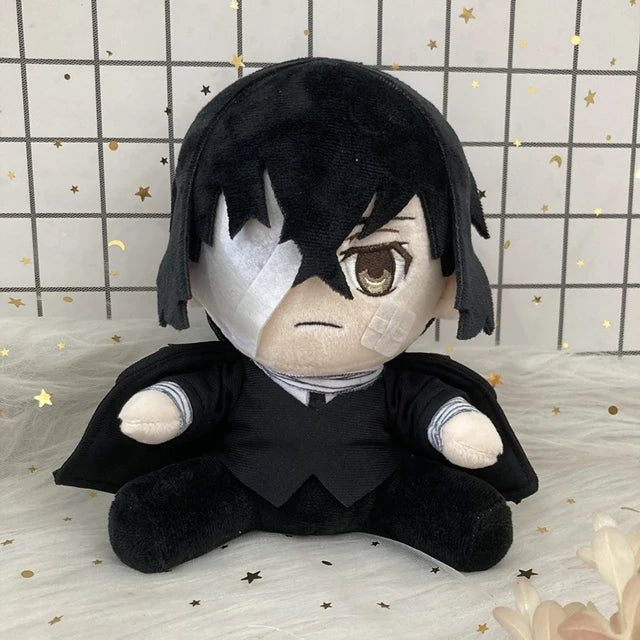 Jouet en peluche Anime Bungou Stray Dogs Edogawa Rampo Nakahara Dazai Osamu, poupée en peluche, personnage de Cosplay, oreiller en peluche doux et mignon, 20cm