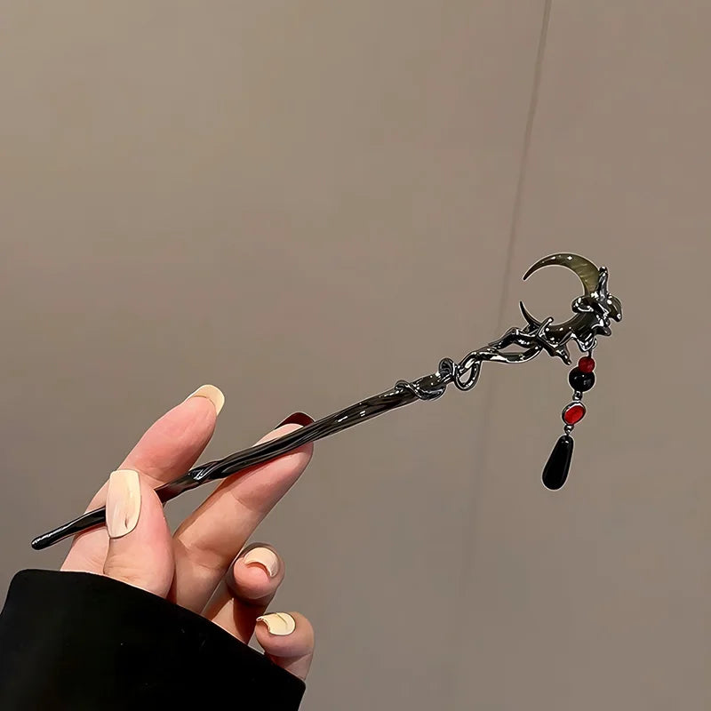 Accessoire de cheveux en alliage pour femmes, Design Unique, bâton de cheveux adapté à la rassemblement quotidien, bijoux de Niche appariés, pinces à cheveux, aiguille à cheveux