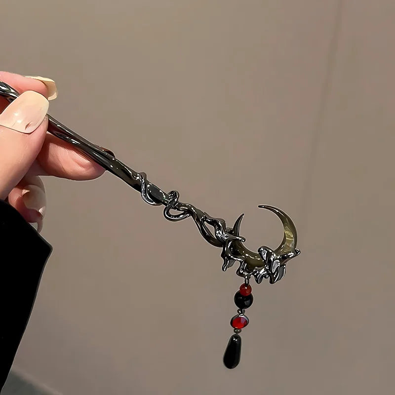 Accessoire de cheveux en alliage pour femmes, Design Unique, bâton de cheveux adapté à la rassemblement quotidien, bijoux de Niche appariés, pinces à cheveux, aiguille à cheveux