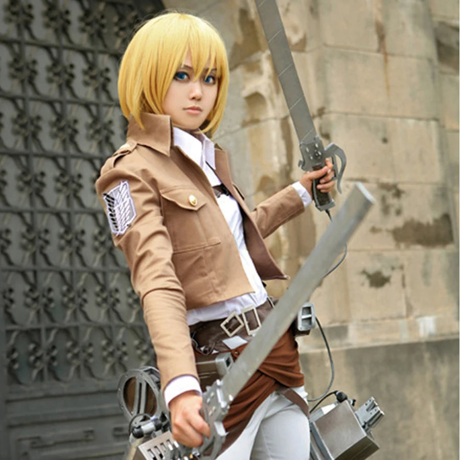 Attack on Titan Cosplay Costume, Anime Shingeki no Kyojin Cosplay, Jacket Coat, Eren Scout Legion, Green Cape Coat, Halloween