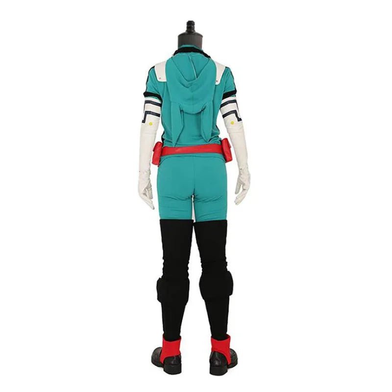Anime mon héros académie Midoriya Izuku Deku bataille Cosplay Kostum Halloween Costume fête carnaval unisexe ensemble - Bloopop