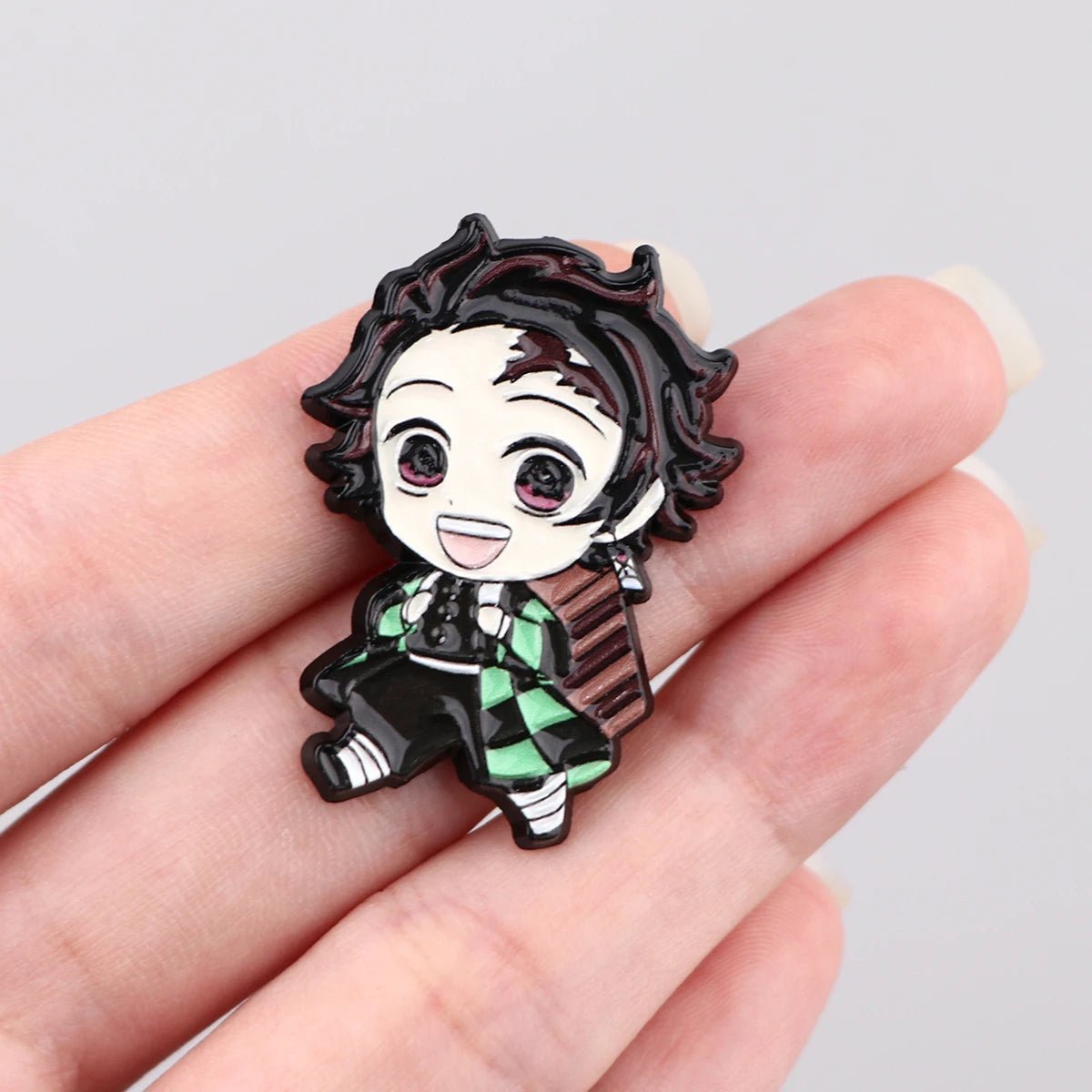 Broches Nezuko en émail pour femmes, Badges sur sac à dos, accessoires de Cosplay, bijoux à la mode, jouets, cadeau - Bloopop
