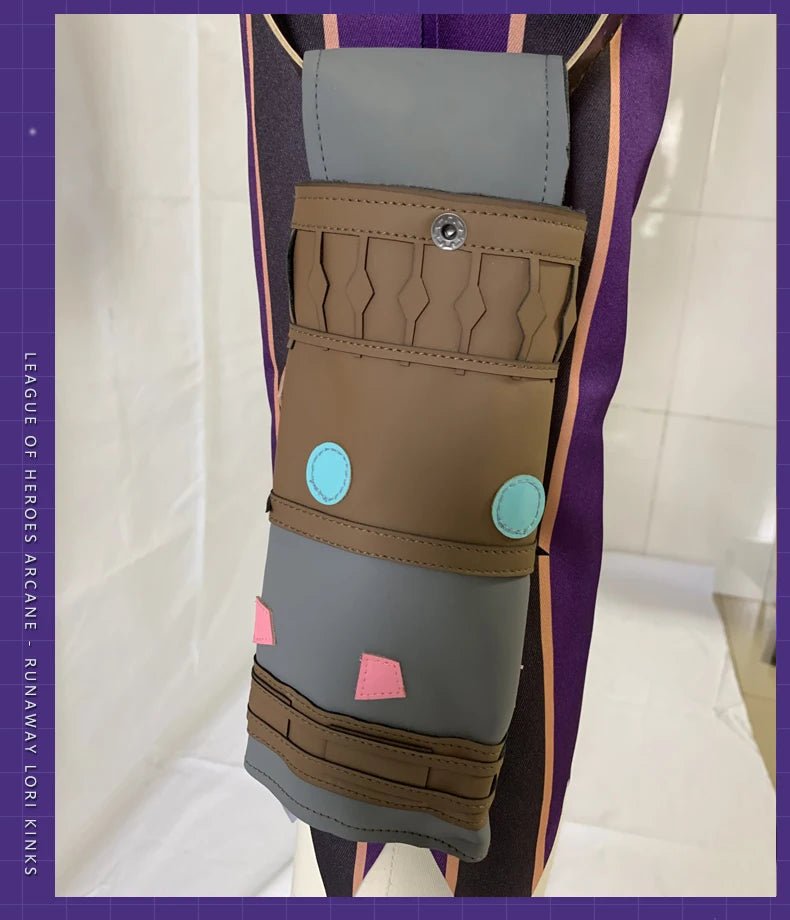 Costume Cosplay Jinx Arcane (League of Legends) - Tenue Femme Sexy avec Accessoires - Déguisement Halloween & Convention Manga - Bloopop
