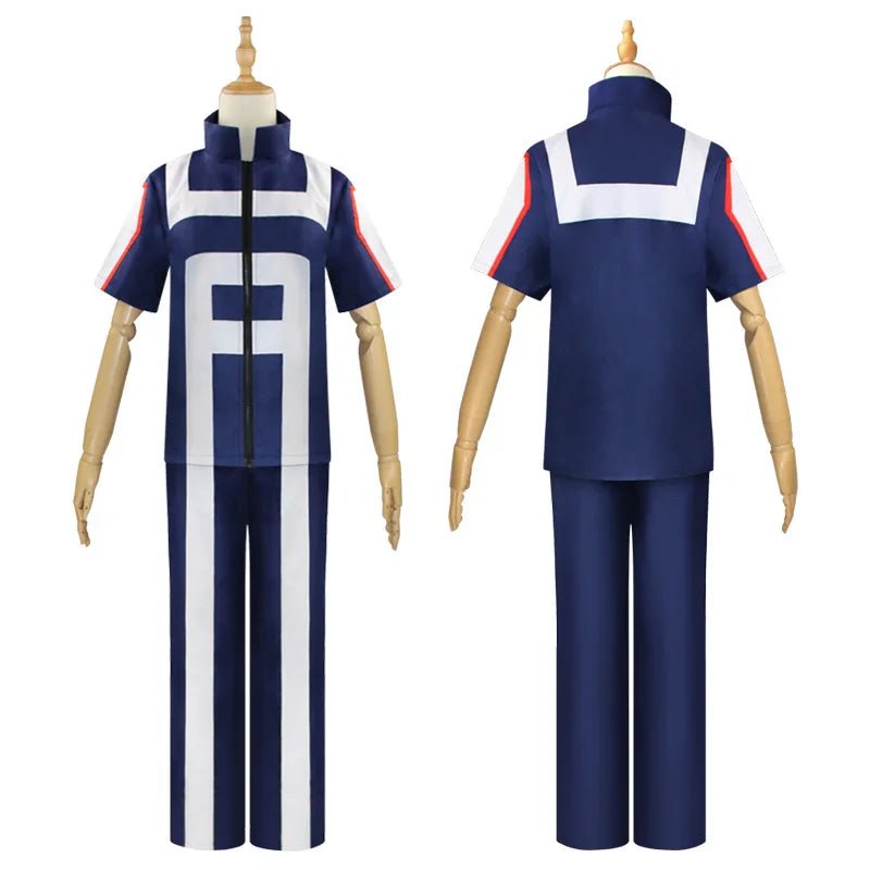 Costume de cosplay Anime My Hero Academia pour hommes et femmes, uniforme scolaire, pantalon de gymnastique, Midoriya Izuku Todoroki Shouto, Costume de Cosplay - Bloopop