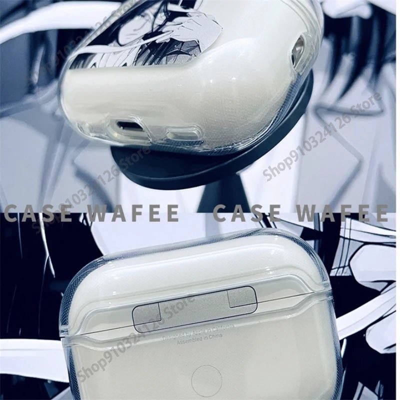 Étui AirPods attaque sur Titan pour Airpods 4 2 3 Pro 1 2, housse souple sans fil pour écouteurs Bluetooth, dessin animé - Bloopop