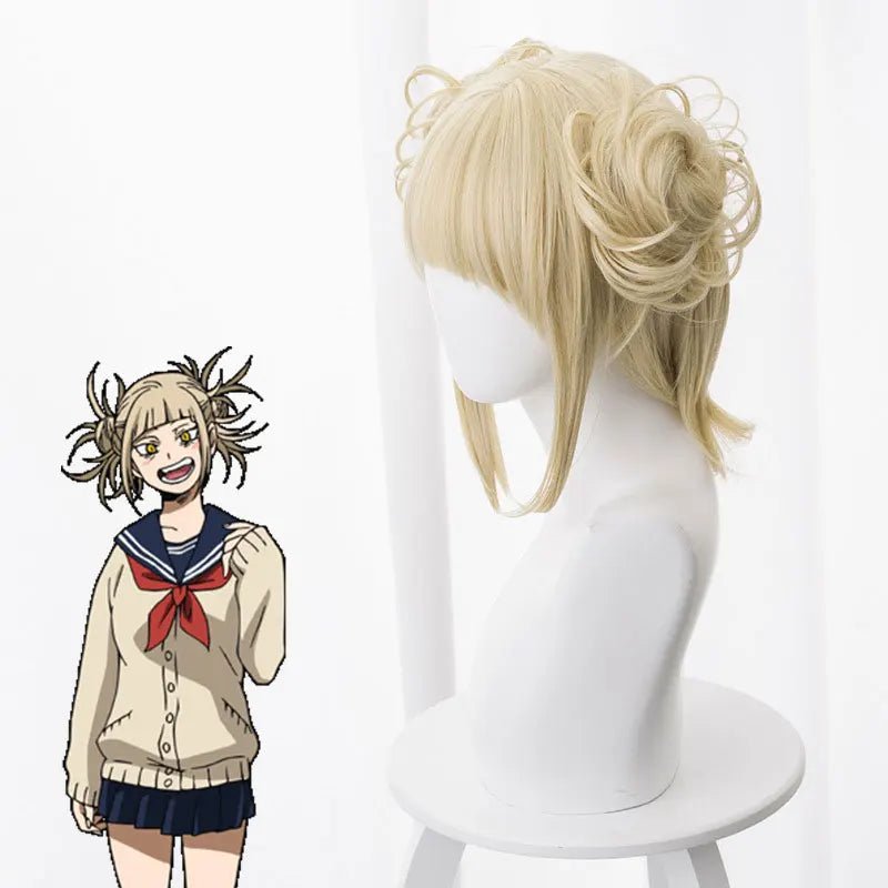 Perruque Cosplay My Hero Academia - Himiko Toga 'Cross My Body' - Cheveux Synthétiques + Bonnet Intégré - Pour Fête & Jeu de Rôle" - Bloopop