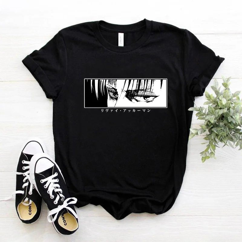 T-shirt Anime japonais hommes attaque sur Titan T-shirt unisexe Kawaii dessin animé Titan attaque graphique t-shirts mâle Harajuku hauts d'été - Bloopop