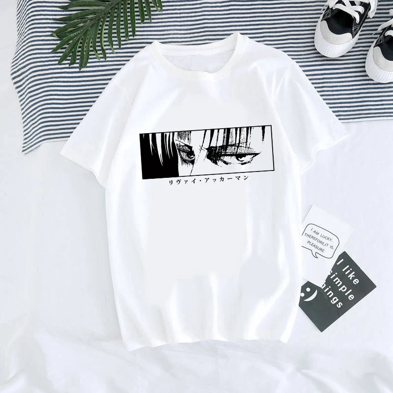 T-shirt Anime japonais hommes attaque sur Titan T-shirt unisexe Kawaii dessin animé Titan attaque graphique t-shirts mâle Harajuku hauts d'été - Bloopop