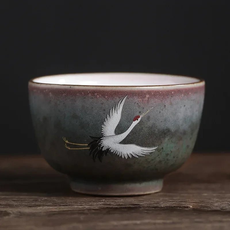 Tasse à café en céramique de Style japonais, 1 pièce, tasses à thé en porcelaine, simple, personnel, en poterie, verres à vin, à eau, vente en gros - Bloopop