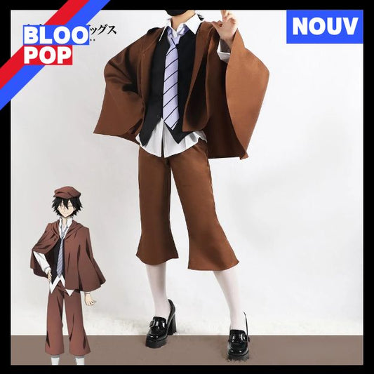 Anime Bungo Stray Edogawa Rampo Cosplay Costumes chiens perruque unisexe détective uniforme costume complet fête Colthing Halloween Costumes