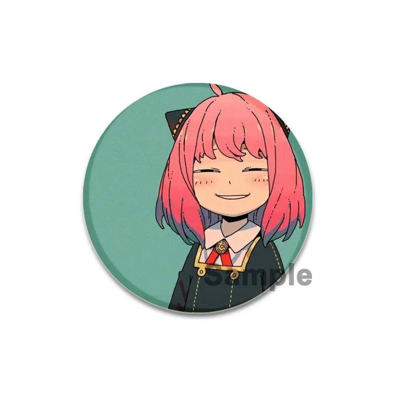 32/44/58mm mignon Anime espion X famille émail broches tête mignonne épinglettes dessin animé Badge sac à dos chapeau bijoux accessoires cadeau - Bloopop
