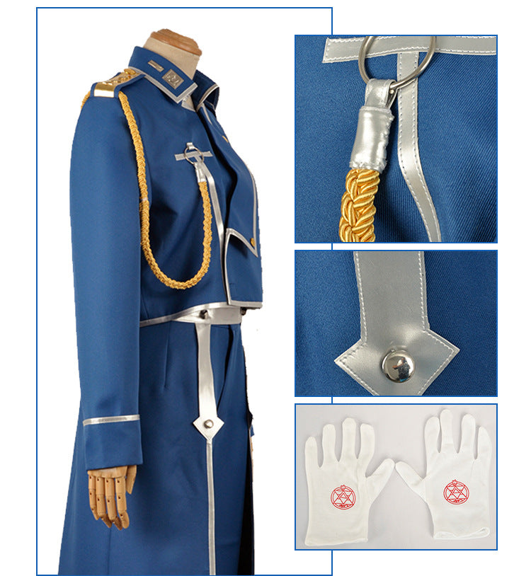 Déguisement Roy Mustang Fullmetal Alchemist - Tenue de Commandant pour Spectacle