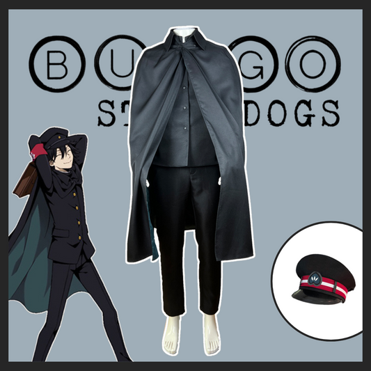 Costume Cosplay Ranpo Edogawa Bungou Stray Dogs - Uniforme Masculin Style Détective