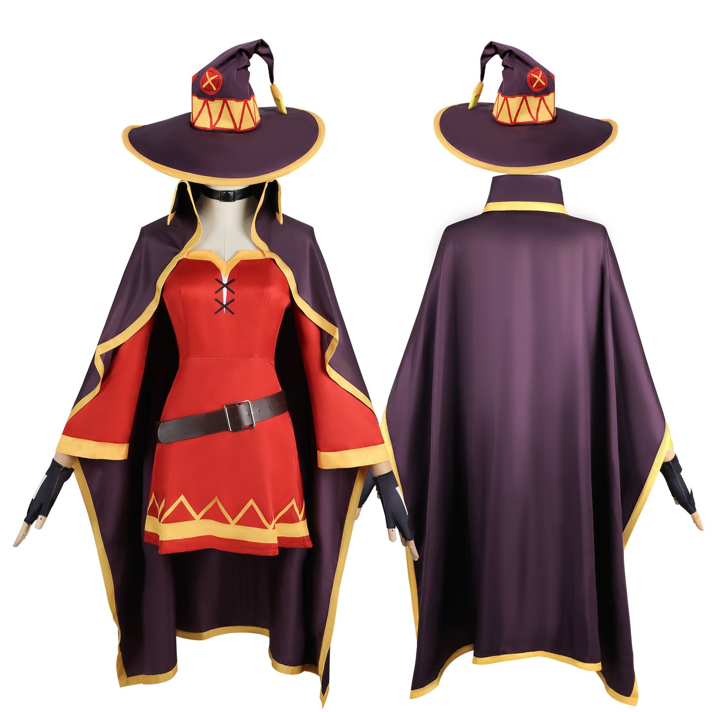 Costume Halloween Megumin KonoSuba - Tenue de Mage Style Anime