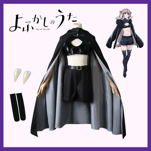 Tenue Cosplay Nazuna Nanakusa Call of the Night - Ensemble Manteau Trench Style Manga