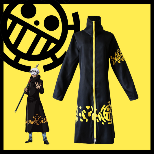 Costume Cosplay Trafalgar Law One Piece - Veste et Cape 2 Ans Plus Tard