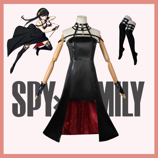 Costume Cosplay Yor Briar Spy x Family - Tenue Princesse avec Perruque