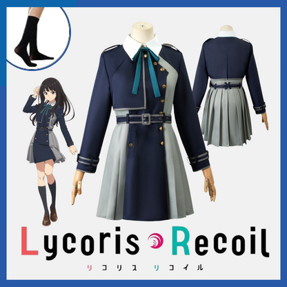 Tenue Cosplay Lycoris Recoil - Ensemble Chisato et Takina Style Manga