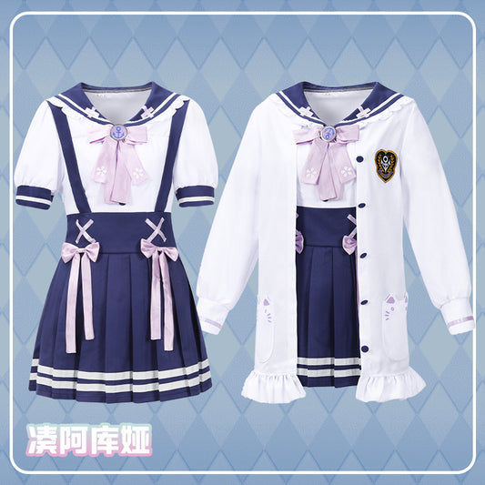 Costume Cosplay Aqua Minato Vtuber-Hololive-Costume Sailor JK