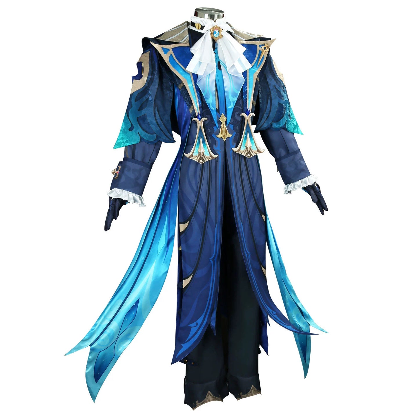 Costume Cosplay Neuvillette Genshin Impact - Tenue de Juge de Fontaine