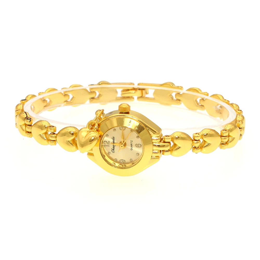 Mignon luxe femmes Bracelet montres mode femmes robe montre-Bracelet dames Quartz Sport or montre dropshipping