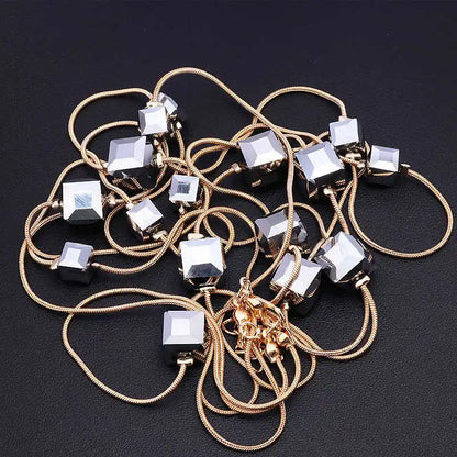 Nouveaux accessoires de bijoux en cristal de mode européenne, collier Long de perles de cristal autrichien, colliers et pendentifs en chaîne de pull pour femmes