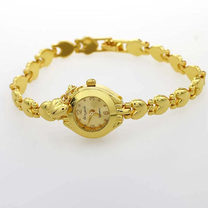 Mignon luxe femmes Bracelet montres mode femmes robe montre-Bracelet dames Quartz Sport or montre dropshipping