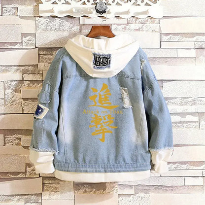 🔥 PROMO -35%! Eren Jäger Jacket Fanart Style - Cosplay Attack on Titan Scout Regiment⚠️Only 100 pieces available