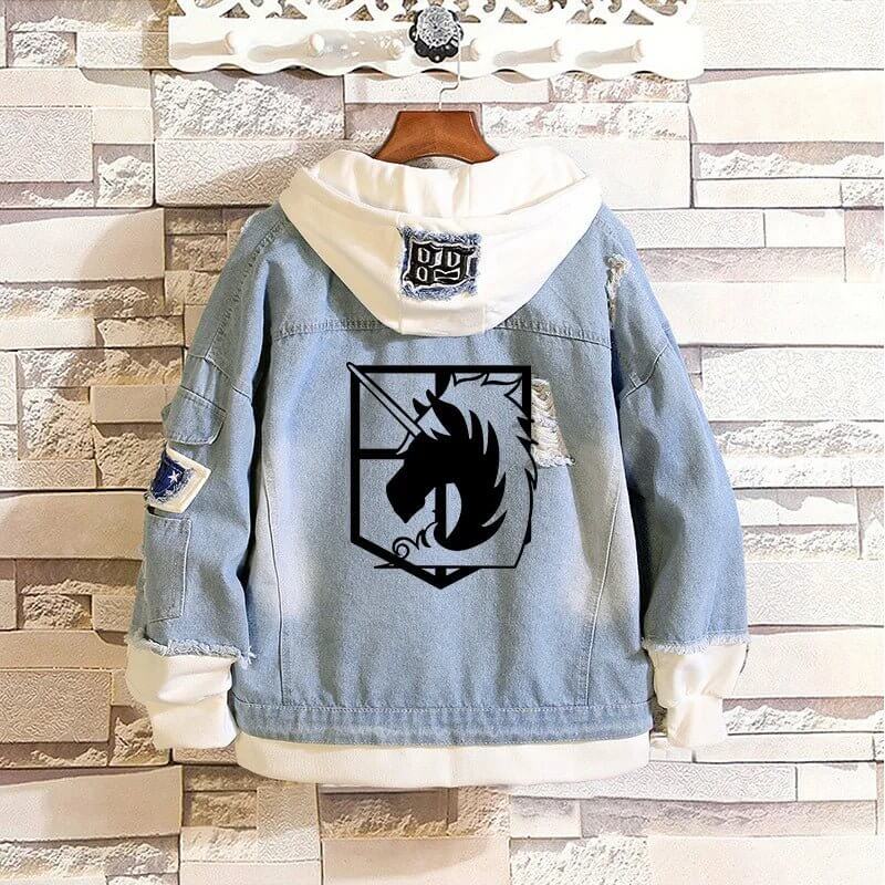 🔥 PROMO -35%! Eren Jäger Jacket Fanart Style - Cosplay Attack on Titan Scout Regiment⚠️Only 100 pieces available