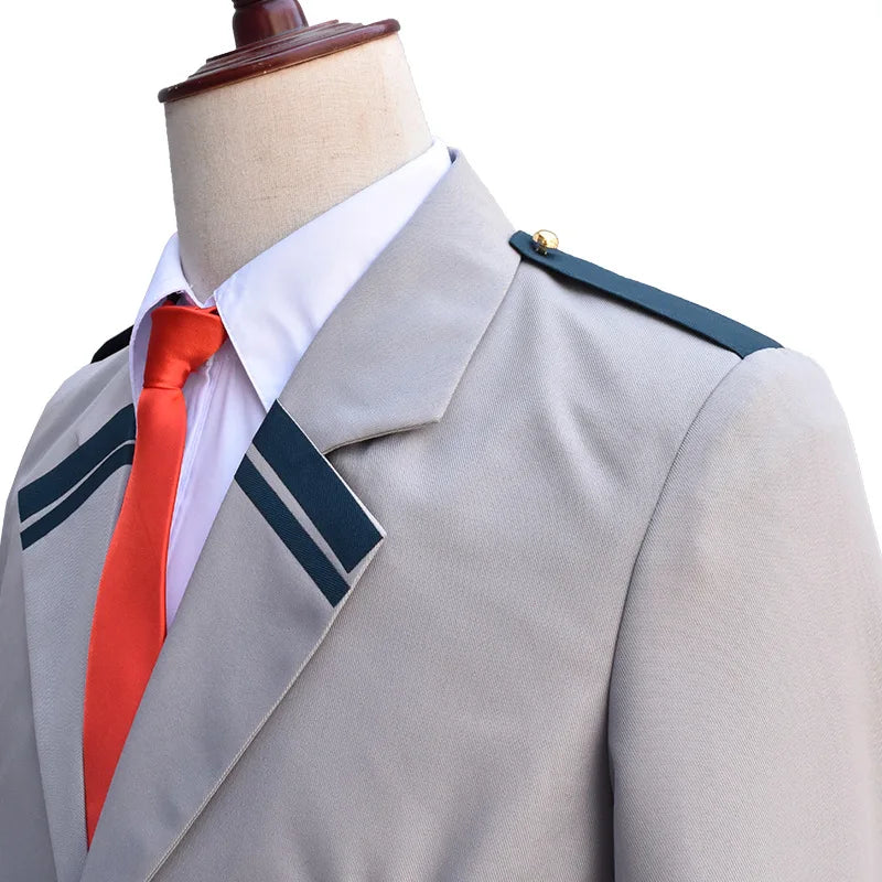 Anime My Hero Academia Midoriya Izuku Cosplay Costume High School Student Uniform Halloween Party Costume Shirt Not Included