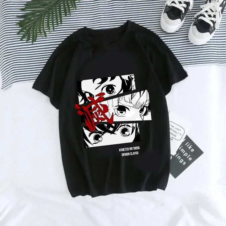 T-shirt Demon Slayer Femme - Nezuko & Tanjirô -Tendance Manga