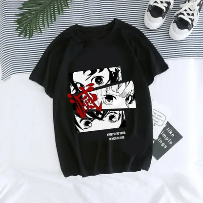T-shirt Demon Slayer Femme - Nezuko & Tanjirô -Tendance Manga