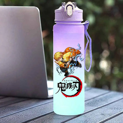 Tasse Isotherme Demon Slayer 750ml - Gourde Anime Kamado Nezuko - Grande Capacité Portable pour Sport/École