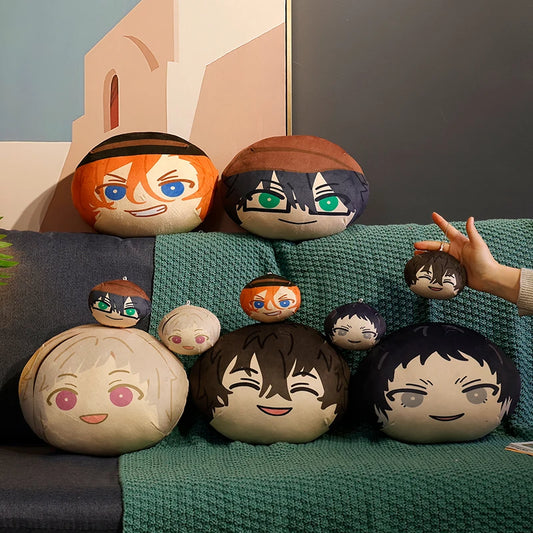 Bungo Stray Dogs Anime10cmPendant Dazai Osamu Ryunosuke Akutagawa Nakajima Atsushi 30cmPeluche Boulette Sac de sable Oreiller pour chignon cuit à la vapeur