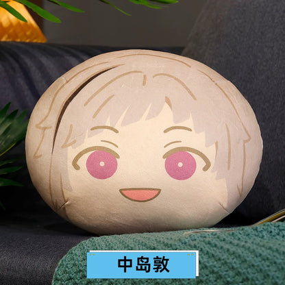 Bungo Stray Dogs Anime10cmPendant Dazai Osamu Ryunosuke Akutagawa Nakajima Atsushi 30cmPeluche Boulette Sac de sable Oreiller pour chignon cuit à la vapeur