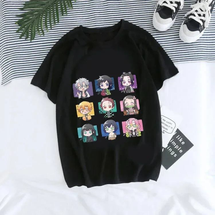 T-shirt Demon Slayer Femme - Nezuko & Tanjirô -Tendance Manga