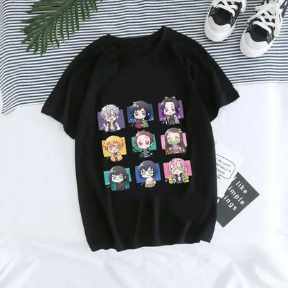 T-shirt Demon Slayer Femme - Nezuko & Tanjirô -Tendance Manga