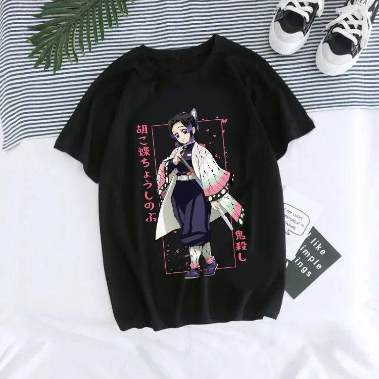 T-shirt Demon Slayer Femme - Nezuko & Tanjirô -Tendance Manga